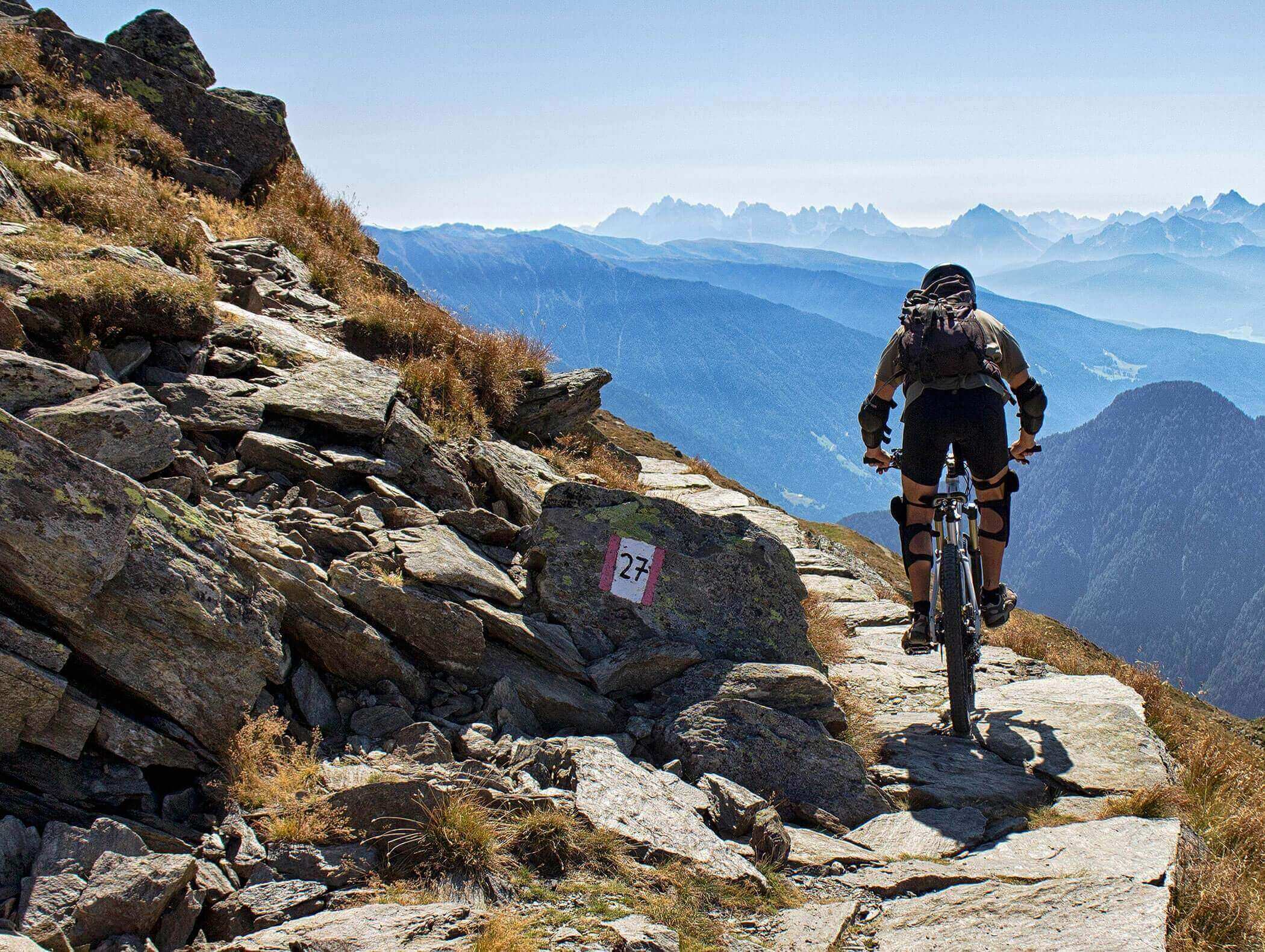 Cycling in the mountains