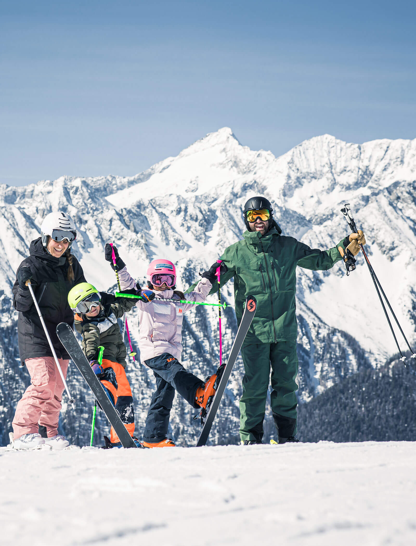 Sciare in famiglia in montagna - Berghotel Alpenfrieden
